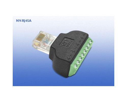 NVT NV-RJ45A RJ45/Screw Terminal Block Adapter