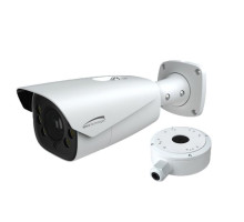 Speco O2BFRM 2 Megapixel Network IR Outdoor Facial Recognition Bullet Camera, 7-22mm Lens, White Housing