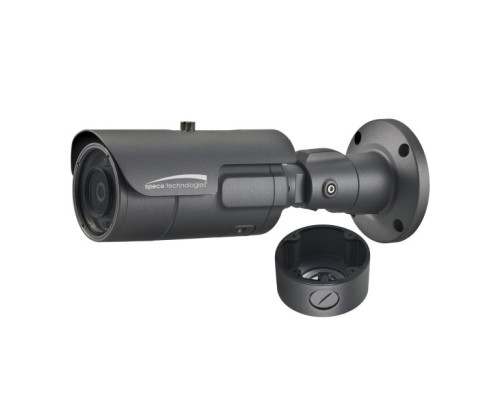 Speco O2iB68M 2 Megapixel Network Outdoor Bullet Camera, 2.7-12mm Lens, Dark Gray Housing