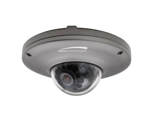 Speco O2iMD1 Intensifier IP Full 2 Megapixel Outdoor Mini-Dome IP Camera, 2.9mm Fixed Lens, Dark Grey Housing