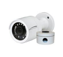 Speco O2VLB7 2 Megapixel Network IR Indoor / Outdoor Bullet Camera with Junction Box, 2.8mm Lens, White