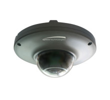 Speco O5MDP1 5 Megapixel 360 Panoramic Miniature Dome IP Network Camera, 0.98-1.12mm Lens, Dark Grey Housing