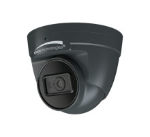 Speco O8VT3G 8 Megapixel H.265 IP Turret Camera with IR, 2.8mm Lens, Dark Grey, NDAA