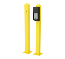 Optex OVS-MPY 28' Mini Post for Road Mounting OVS Series, Yellow