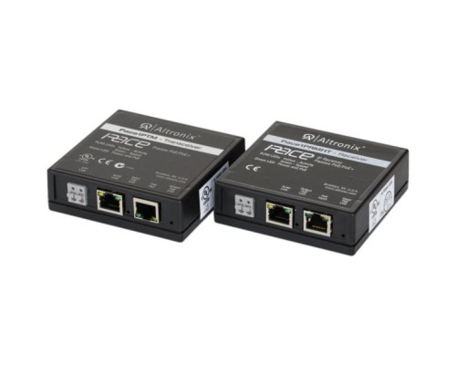 Altronix PACE1PRMTHT Long Range Ethernet Adapter Kit, 100Mbps, IP and PoE+ over Extended Distance CAT5e Solution