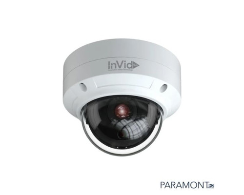 InVid PAR-C5DRIR28 5 Megapixel TVI / AHD / CVI / Analog Outdoor IR Dome Camera, 2.8mm Lens