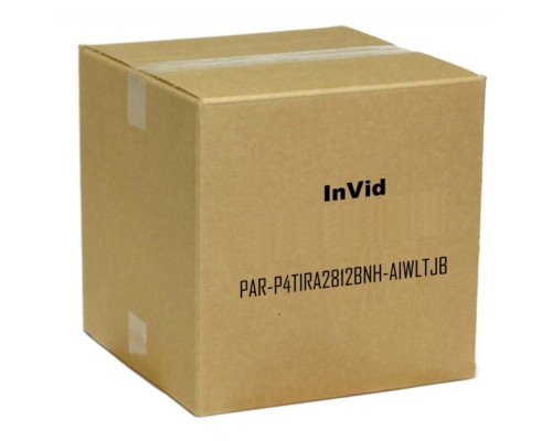 InVid PAR-P4TIRA2812BNH-AIWLTJB 4 Megapixel Turret, 2.8-12mm Lens Black with Junction Box