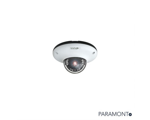 InVid PAR-P4UFO28 4 Megapixel Outdoor IP Plug & Play Camera, White Housing, 2.8mm Lens