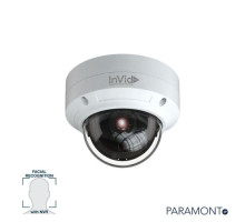 InVid PAR-P5DRIR28F 5 Megapixel Network IP Outdoor Dome Camera, Facial Recognition, 2.8mm Lens