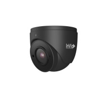 InVid PAR-P5TXIR28B-LC2 5 Megapixel IP Plug & Play Outdoor IR Turret Camera with 2.8mm Lens, Black Housing