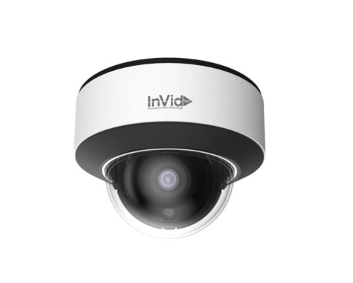 InVid PAR-P8DRIR28-LC2 8 Megapixel Network IR Outdoor Dome Camera with 2.8mm Lens