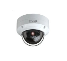 InVid PAR-P8DRIR28F 8 Megapixel IP Plug & Play Outdoor Network IR Dome Camera, 3.6mm Lens