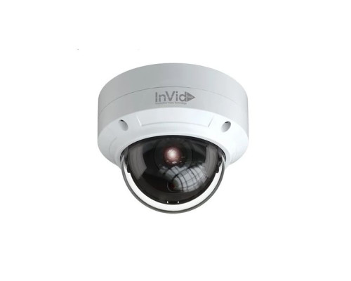 InVid PAR-P8DRIR28F 8 Megapixel IP Plug & Play Outdoor Network IR Dome Camera, 3.6mm Lens