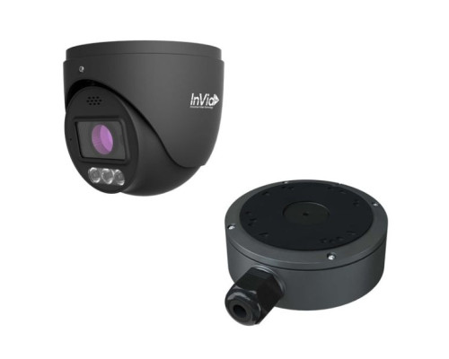 InVid PAR-P8TIRA2812BNH-AIWLTJB 8 Megapixel Network IR Outdoor Dome Camera with 2.8-12mm Lens