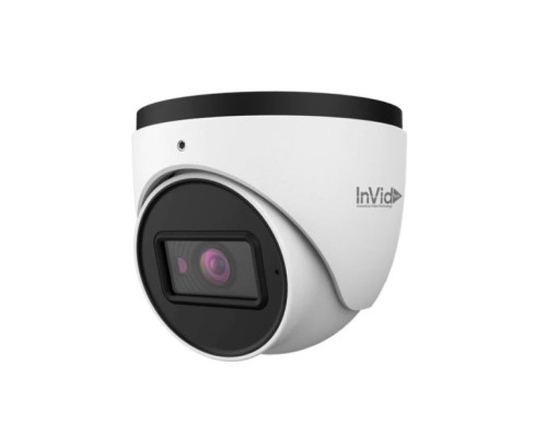 InVid PAR-P8TXIR-LC2 8 Megapixel IP Plug & Play Outdoor IR Turret Camera with 2.8mm Lens