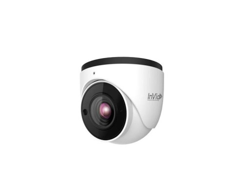 InVid PAR-P8TXIR28F 8 Megapixel IP Plug & Play Outdoor Network IR Turret Camera, 2.8mm Lens, White