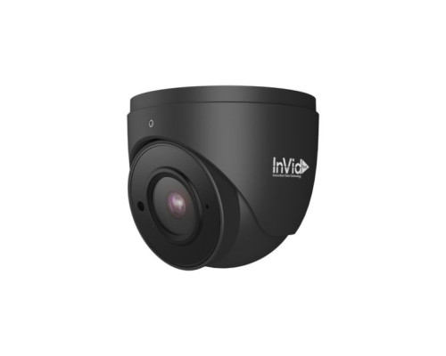 InVid PAR-TURRET28B HD-TVI/CVI/AHD/Analog Dome Camera, 2.8mm Lens, Black