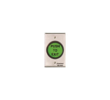 Securitron PB5 Push Button 2' Round, Momentary, DPST, with Light, Single Gang, Red/Green/Handicap