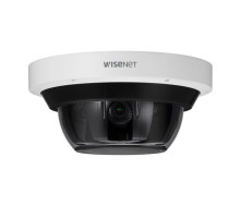 Hanwha Vision PNM-9084RQZ1 8 Megapixel (2 Megapixel x 4) Multi-Sensor, Multi-Directional Outdoor PTRZ Camera with 3.2-10mm Lens