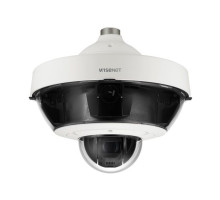 Hanwha Vision PNM-9322VQP 4x 2MP / 5MP + 2MP Outdoor PTZ Camera, 32X Lens