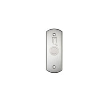 ACTi PPSH-0001 Soyal AR-PB-1A Stainless Steel Push Button, Silver