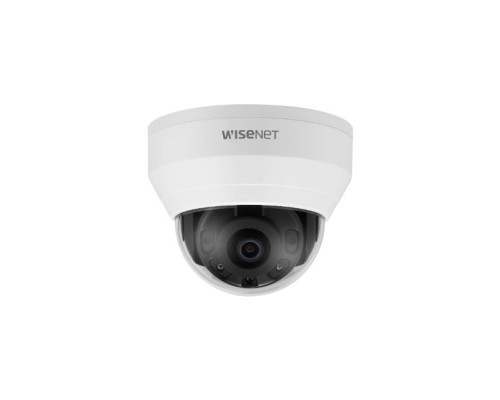 Hanwha Vision QND-8020R 5 Megapixel Day/Night Indoor Network IR Dome Camera, 4mm Lens