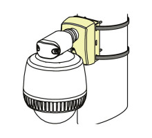 American Dynamics RHOWPA Dome Mount with Pole Strap Adapter