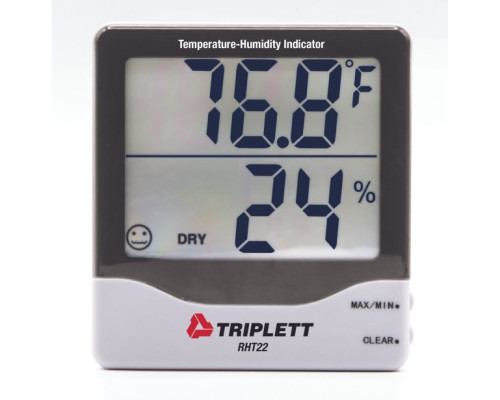 Triplett RHT22-NIST LCD Screen Temperature Humidity Indicator