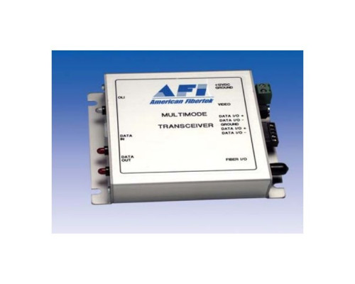 American Fibertek RR-0500 20mA Current Loop Data Transceiver, Multi-Mode, ST Connector