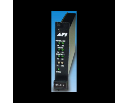 AFI RR-911C-SL 10 Bit Video & Sensornet Data Rack Card Receiver