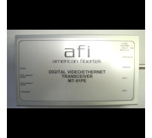 AFI RR-91P99998E Video Ethernet w/ 4 Contacts & Audio Rack Card Rx