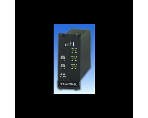 AFI RR-94P88-SL 4-Ch Video & 2 Digital 2 Way Audio Rack Card Receiver