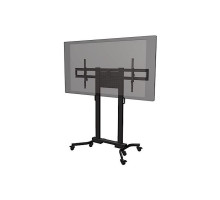 Crimson RSM100 Heavy Duty Mobile Cart for Large Format and Interactive Displays, Black