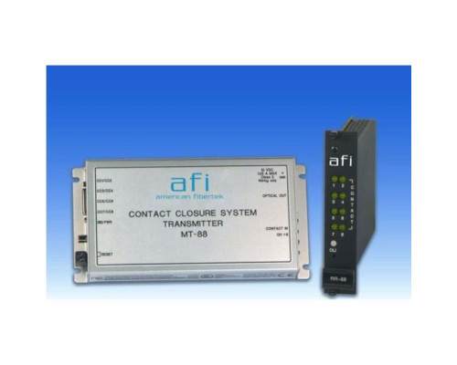 AFI RT-88 1310nm 12dB Eight Supervised Contact Rack Card Transmitter