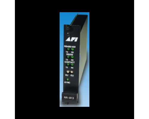 AFI RT-911C-SL 10 Bit Video & Sensornet Data Rack Card Transmitter