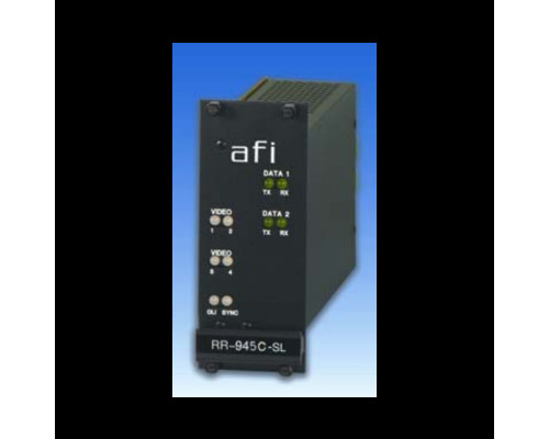 AFI RT-945C-SL 4-Ch 10 Bit Video & 2 MPD Data Rack Card Transmitter