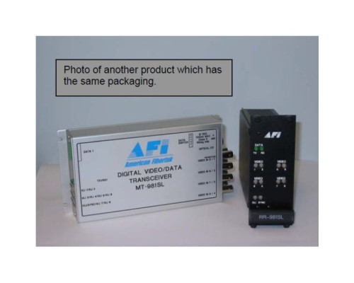 American Fibertek RTX-82B-SL 2Way Eight Contacts Rack Card Transmitter