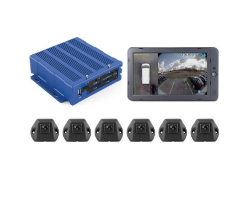 RVS Systems RVS-02-360-1 6-CAM InView HD 360° Camera System with 7' HD Monitor