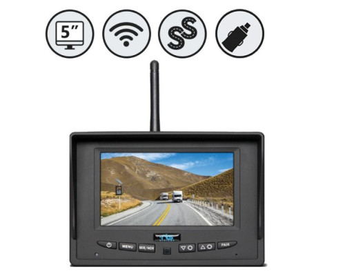 RVS Systems RVS-15WM SimpleSight Wireless LED Single Screen Monitor