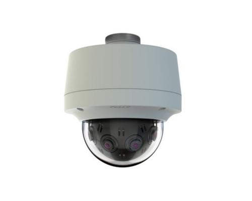 Pelco S-IMM120181EP-P 12 Megapixel Network IP Environmental Vandal Dome Camera, 4.8mm Lens