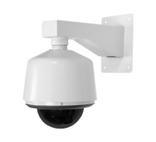 Pelco S-SD423-PG-EO-P 540 TVL Analog Outdoor Smoked Dome Camera, 3.6-82.8mm Lens