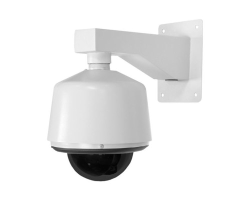 Pelco S-SD423-PG-EO-P 540 TVL Analog Outdoor Smoked Dome Camera, 3.6-82.8mm Lens