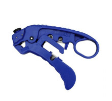 GoSimply Connect S45-S01BL Adjustable LAN Cable Stripper for Shielded & Unshielded Cat7a/6a/6/5e -  Blue