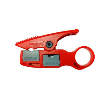 GoSimply Connect S45-S02R Installer Series No Nick Wire Stripper for Cat5e/6/6a and coaxial cables RG59/6/6Q -  1EA/Blister