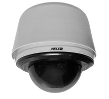 Pelco S6220-EGL0 2 Megapixel Spectra Enhanced Low Light HD Pendant Environmental Network PTZ Dome Camera, 20X, Smoked, Gray