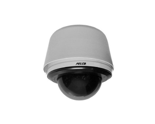 Pelco S6220-EGL0US 2 Megapixel Spectra Enhanced Low Light HD Pendant Environmental Network PTZ Dome Camera, 20X, Smoked, Gray, US