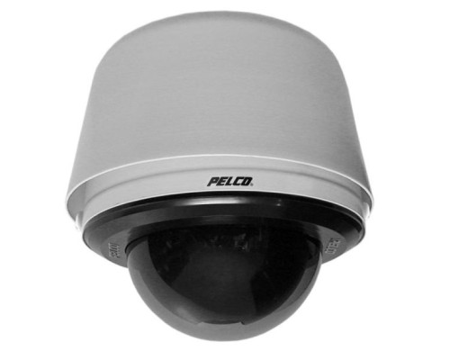 Pelco S6220-EGL1 2 Megapixel Spectra Enhanced Low Light HD Pendant Environmental Network PTZ Dome Camera, 20X, Gray