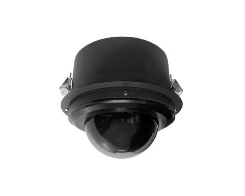 Pelco S6220-YBL1US 2 Megapixel Spectra Enhanced Low Light HD In-ceiling Environmental Network PTZ Dome Camera, 20X, Clear, Black, US