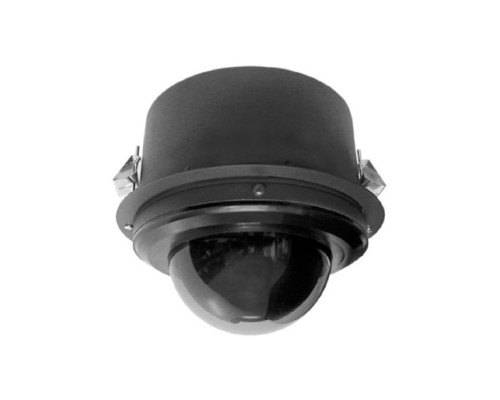 Pelco S6230-YB0 2 Megapixel Spectra Enhanced HD Environmental In-Ceiling IP PTZ Dome Camera with Black Trim Ring, Smoked, 30X Lens