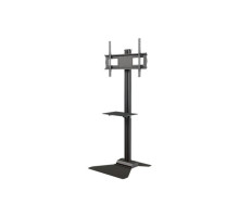 Crimson S631 Floor Stand with Metal Shelf for 37' to 70' Displays